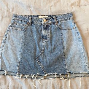 Denim skirt